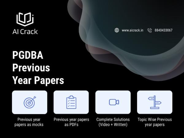 Pgba Tab PGDBA Previous Year's Papers